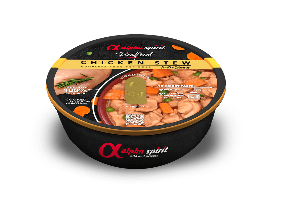 Real Food — Chicken Stew, μαγειρεμένη τροφή με OpenVac
