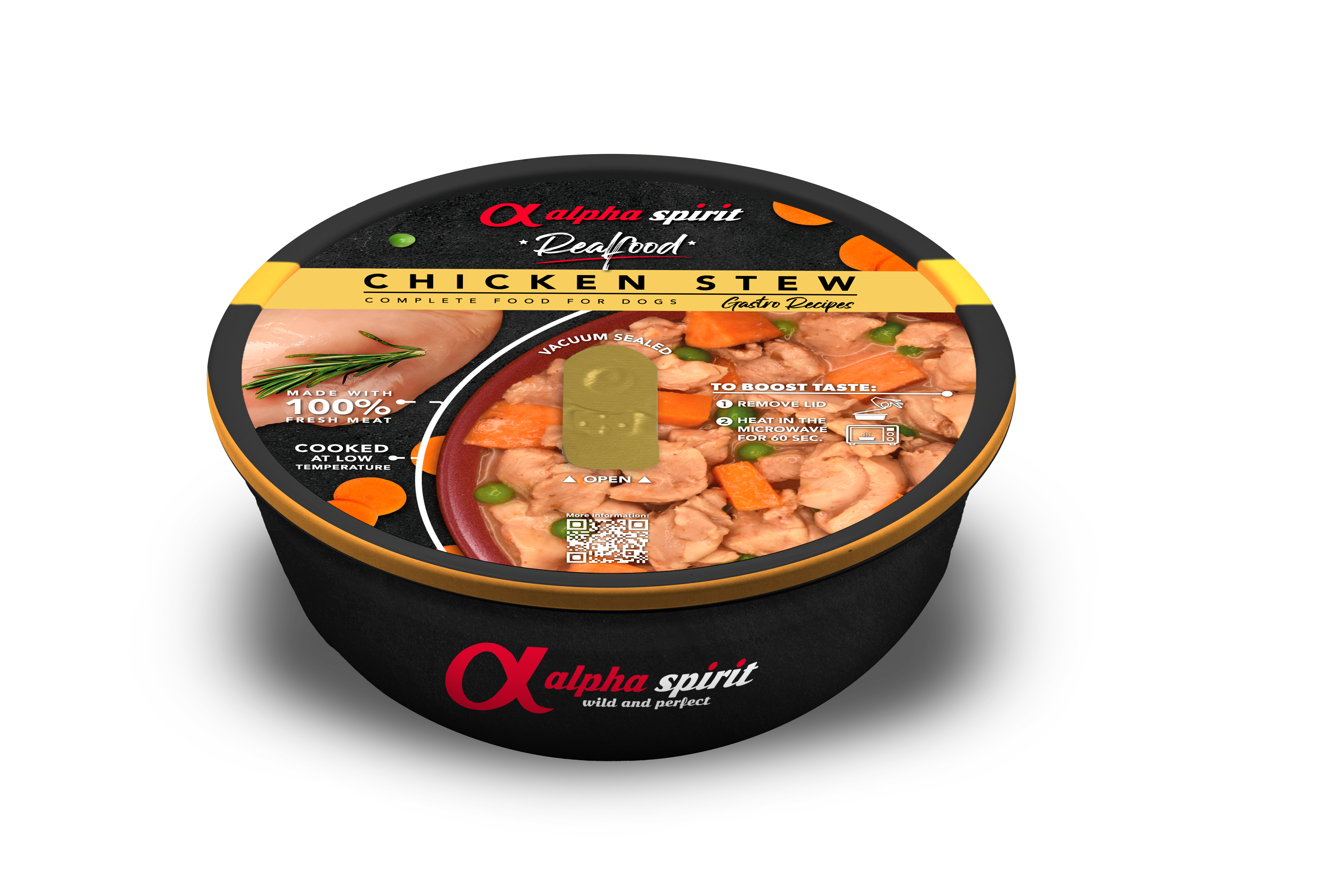 Real Food — Chicken Stew, μαγειρεμένο πιάτο για σκύλους